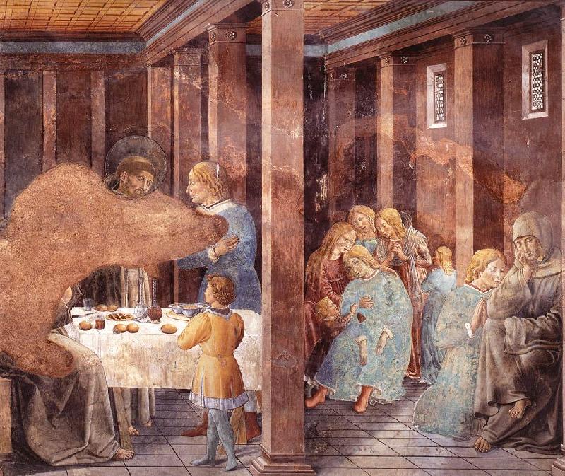GOZZOLI, Benozzo Scenes from the Life of St Francis (Scene 8, south wall) dh China oil painting art